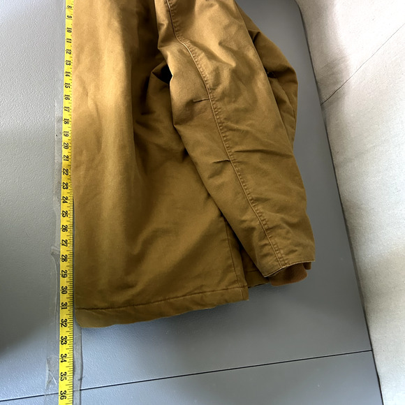 Dickies Mens Hooded Quilt Lined Canvas Work Jacket 2XL Heavyweight Chore Farm - Picture 8 of 9